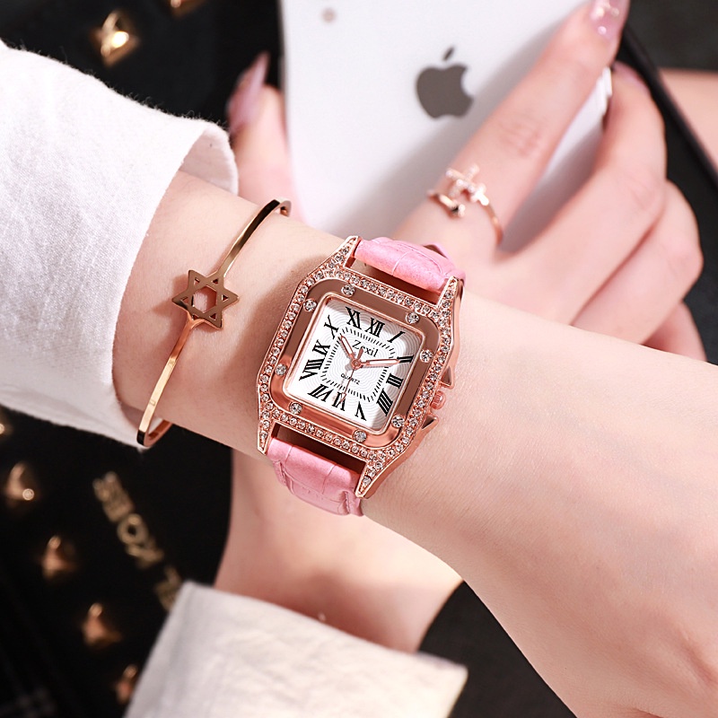 Jam Tangan Wanita A0150 INS Student Korean Style Simple Fashion Trend Casual Female Watches