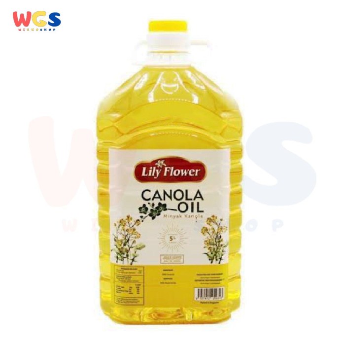 Lily Flower Canola Cooking Oil 5 ltr - Minyak Goreng Kanola