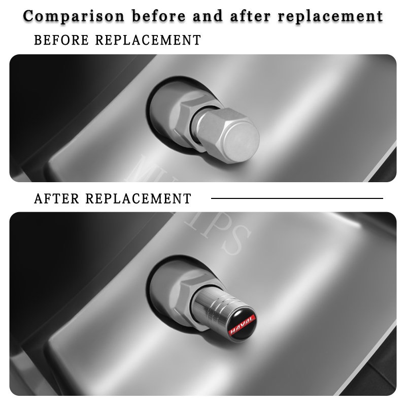 Tutup Klep Ban Mobil Roda Air Head Core Cover Universal Elektrik Kendaraan Sepeda Motor Truk Aksesoris Untuk H2s H1 2022 2023 H5 H6 Jolion H2 M4 H9