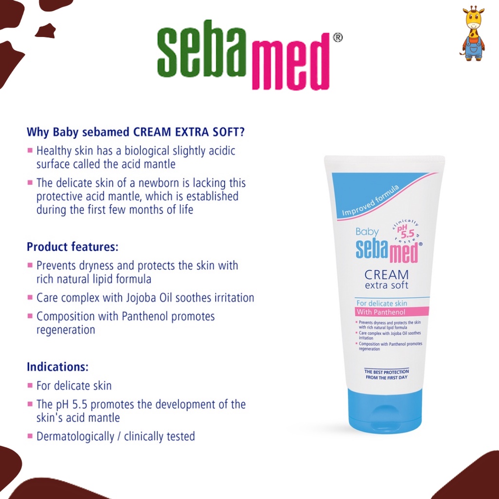 SEBAMED BABY Cream 200ml - Krim Pelembab Kulit Bayi