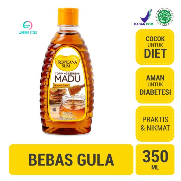 

Tropicana Slim Madu 350ml - Bebas Gula