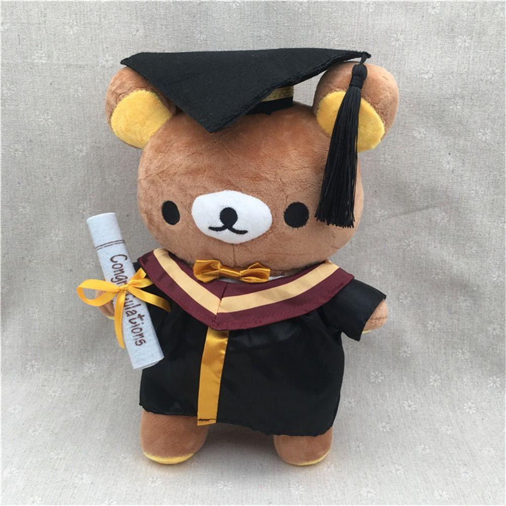 REBUY Rebuy Musim Wisuda Mainan Mewah Anak Hadiah Dekorasi Kamar Kartun Anime Graduation Season Stufffed Animal Cosplay Rilakkuma Stufffed Toys