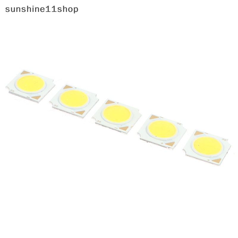 Sho 5PCS LED Bridgelux Chip Cob3 /5 /7 /10 /12W 13*13mm 300mA Kualitas Tinggi Kecerahan Tinggi Untuk Reparasi Tabung Lampu Sorot Bohlam N