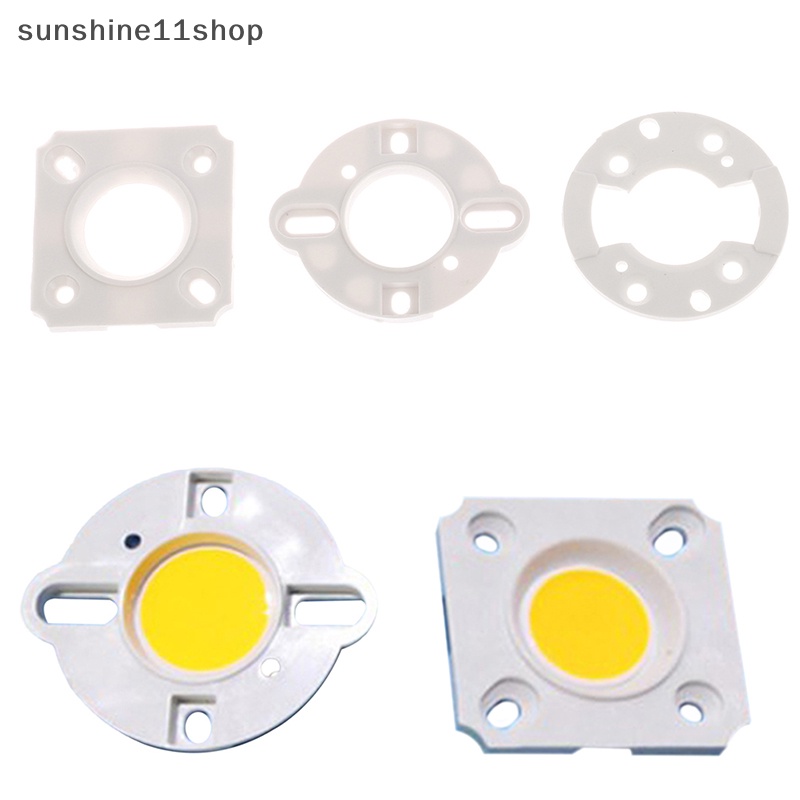 Sho 5PCS Chip Holder LED COB Moung Untuk 17mm Cahaya-emitg Diameter Cahaya Bean Support Base Untuk Lampu Sorot Bohlam N