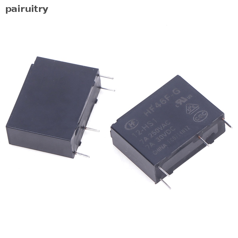 Prt HF46F -G-5/12 /24 -HS1 -HS1T 7A 5A 4Pin 250VAC 30VDC DC5V 12V 24V Relay HF46F-1 PRT