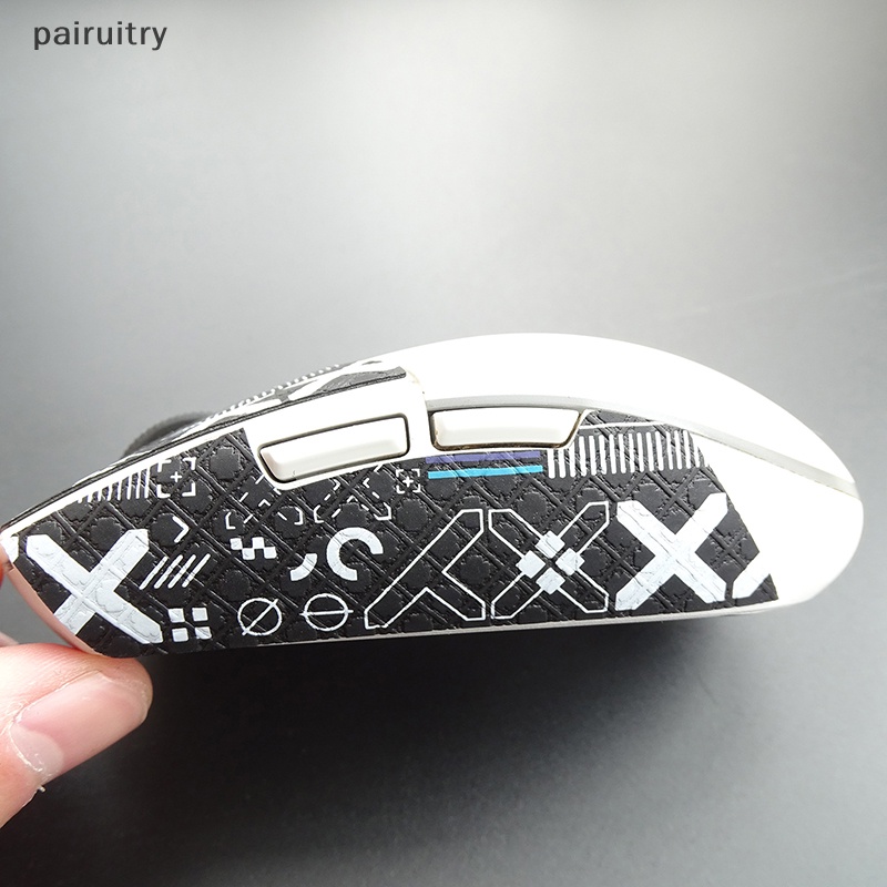 Prt 1Set Mouse Grip Tape Skate Handmade Stiker Non Slip Sedot Keringat Untuk G Pro X G502 PRT