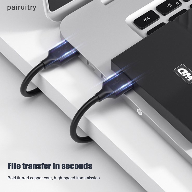 Prt Kabel USB to USB Extension USB A Male to Male USB 3.0 2.0 Extender Untuk Hard Disk PRT