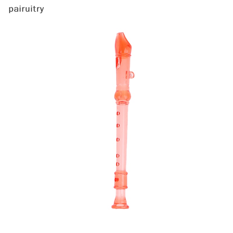 Prt 2Pcs 6 Lubang Simple Colorful Clarinet Plastik Soprano Suling Pemula Mainan Musik PRT