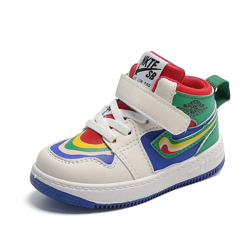 GLORYKIDZ SH2319 Sepatu Sneaker Anak 1 Tahun - 6 Tahun Sepatu Sneakers Olahraga Sportie Anak Sepatu Anak Laki Laki dan Perempuan bahan remium Sepatu Colourfull Breathable Import Anak sol karet size 21 - 32