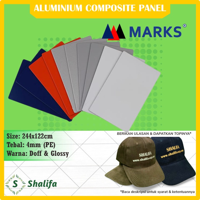 MARKS SEVEN ACP POLYESTER 4mm - Alumunium Composite Panel 4 mm - Polyester