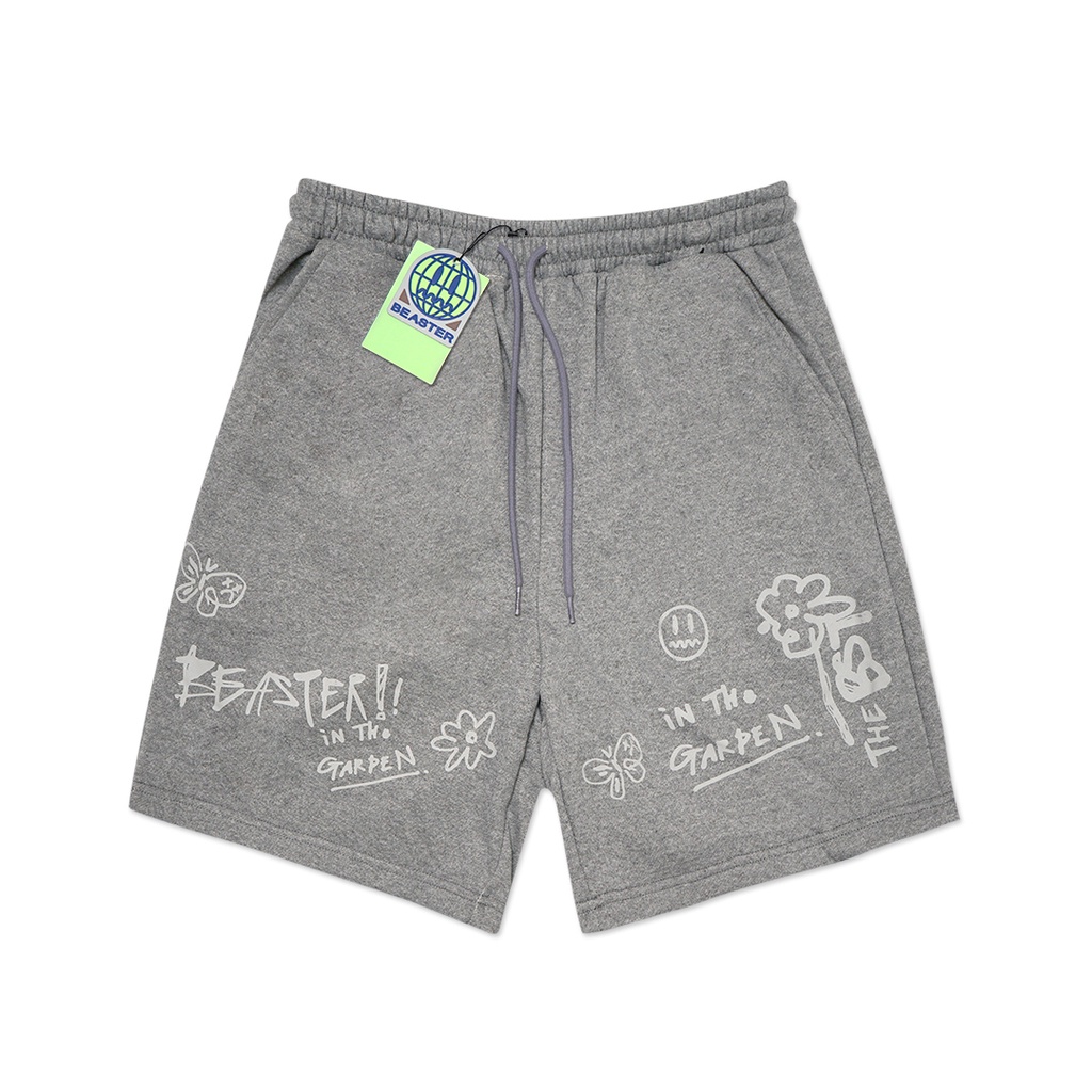 Beaster in the Garden Shorts Dark Grey