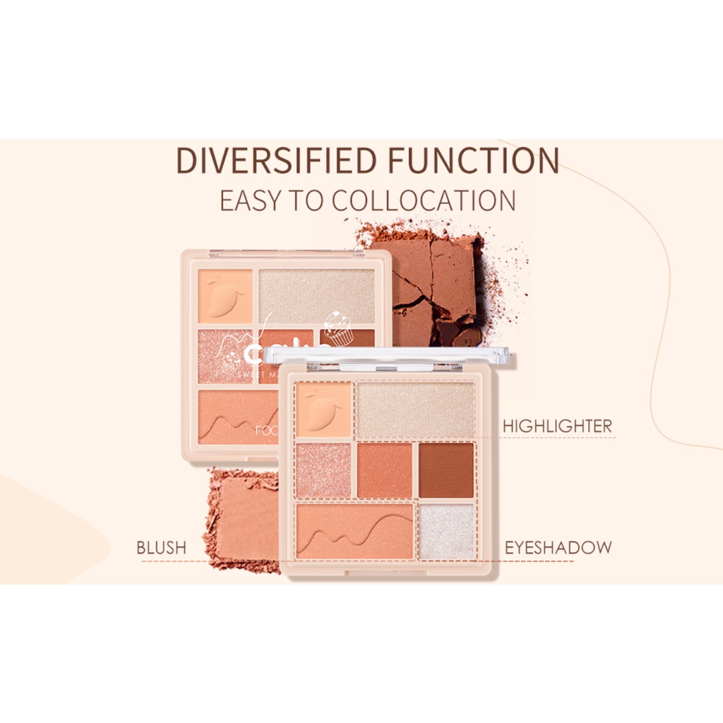 (READY &amp; ORI) FOCALLURE Multi Face Makeup Eyeshadow Highlighter Blush Palette FA 192