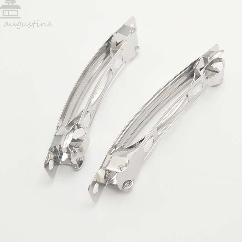 Aksesoris Rambut Agustina 50mm French Clip Metal Barrettes Spring Clips