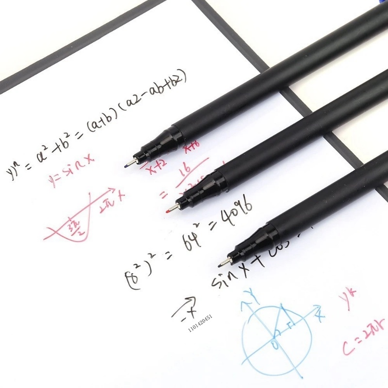 Kualitas Tinggi 3warna Tinta Opsional 0.5mm Extra Fine Tip Dry Erase Marking Pen Populer Dihapus Papan Tulis Penanda Siswa Alat Tulis Sekolah Alat Kantor