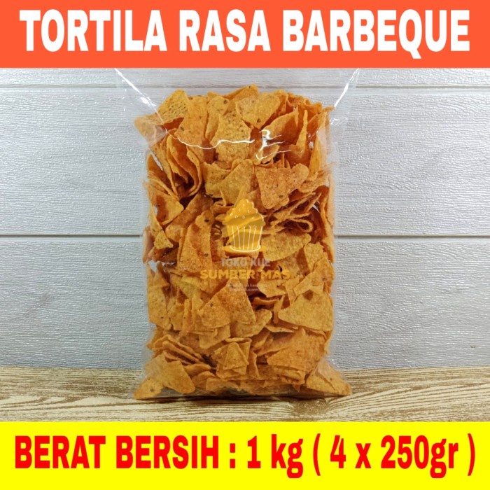 

Bisa COD~Promo Spesial TORTILLA RASA BBQ/HEPITOS 1 KG - Barbeque, 1 kg
