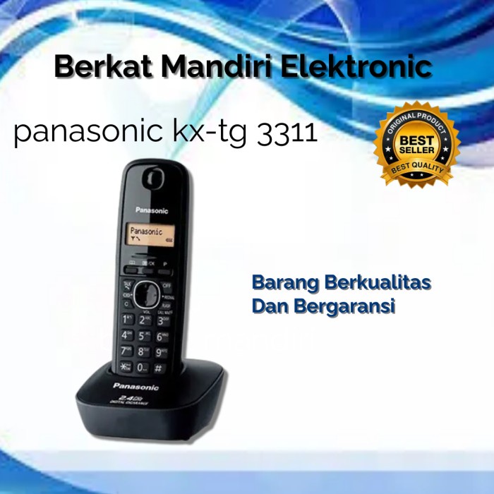 Telepon Wireless Panasonic KX-TG3311ND Wireless TG-3311-ND