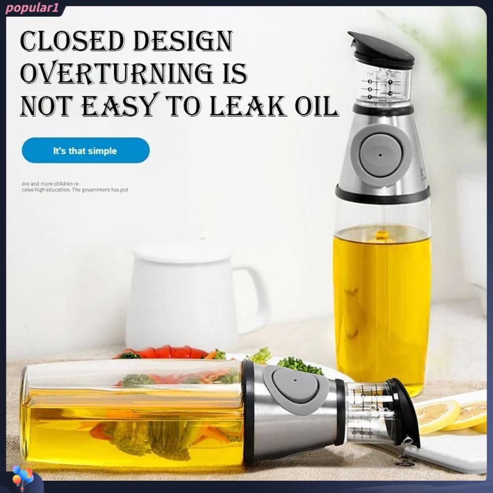 Populer Botol Dispenser Olive Oil Anti Bocor Masak Baking Goreng Takaran Minyak Dispenser