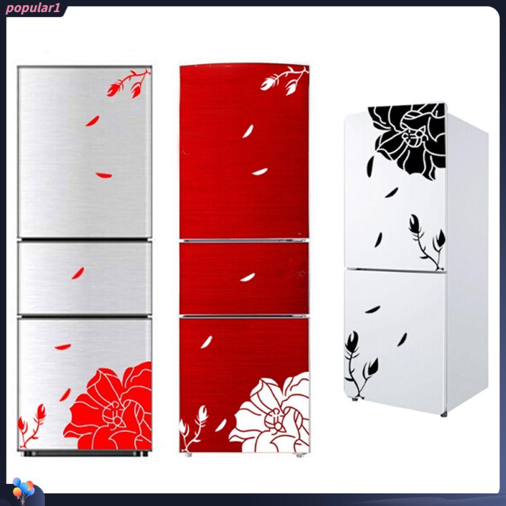 Populer Stiker Kulkas Art Home Mural Hiasan Dinding Magnolia Flower