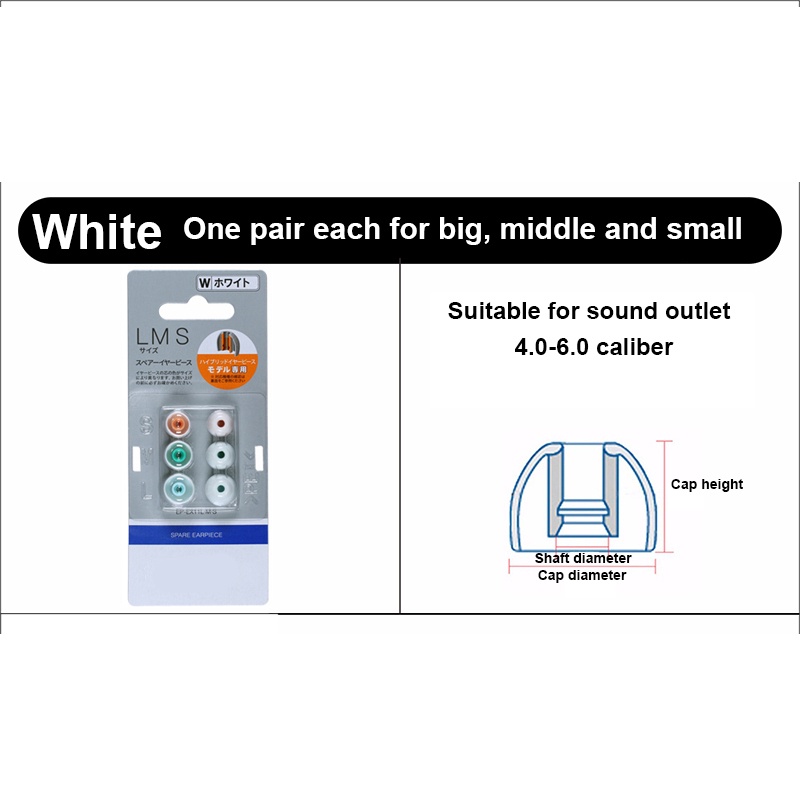 3pasang Ear Tips Untuk Sony EP-EX11 Lembut Silikon Pelindung Earbuds Anti-Alergi Ear Plugs Hindari Rontok Bantalan Telinga Cover WF-1000XM4