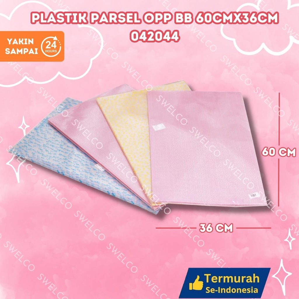 

Plastik Opp Flower Ukuran 36x60cm Plastik Parcel Plastik Snak Plastik Kado isi 100Lembar