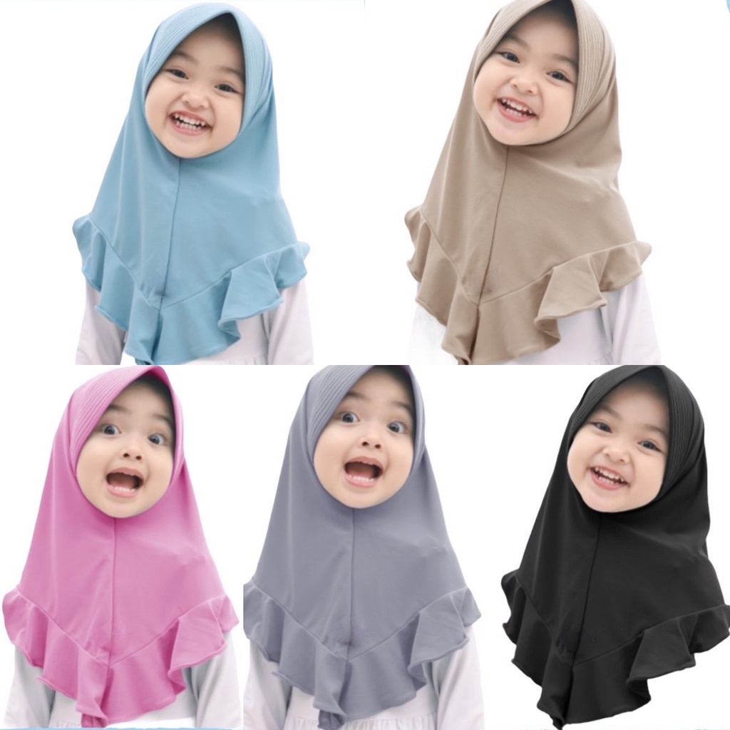 Hijab Anak Adera Ori Dk Collection 2 - 6 Tahun jp02