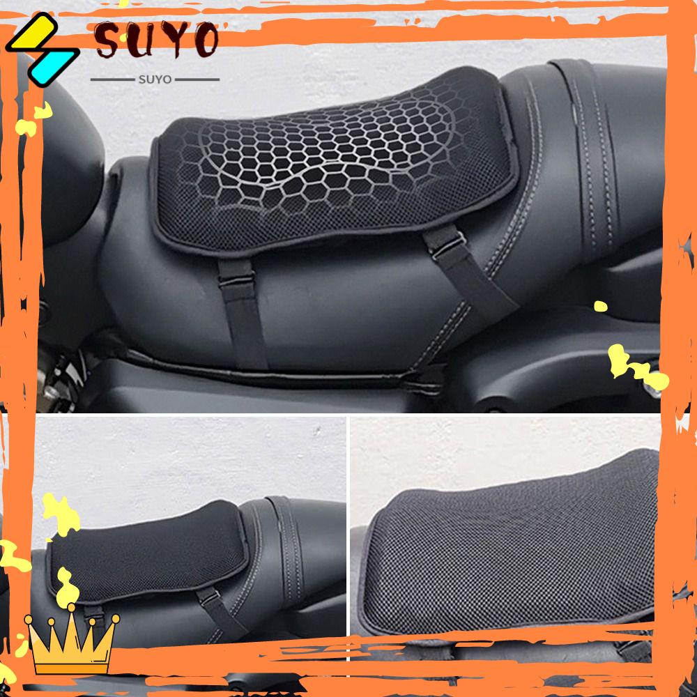 Suyo Bantal Kursi Motor Universal 3D Anti Slip Gel Honeycomb