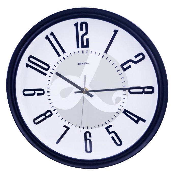 Jam Dinding Bulat Sakana Wall Clock Jam Dinding Bulat Rumah Sakana 550
