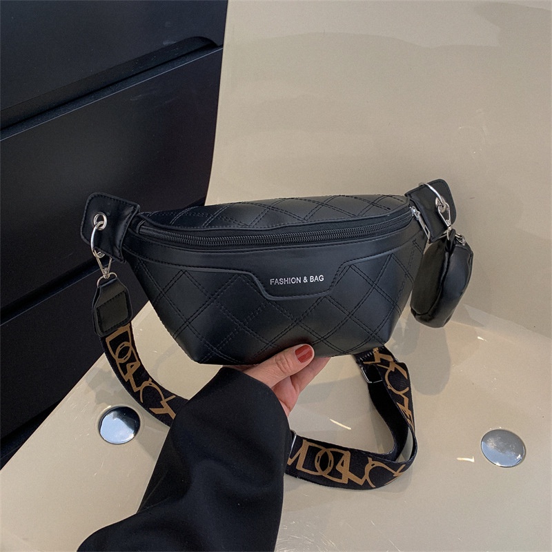 Tas Wanita Sederhana Tas Dada Temperamen Rantai Tas Pinggang Canggih Kasual Messenger Tas Wanita tas