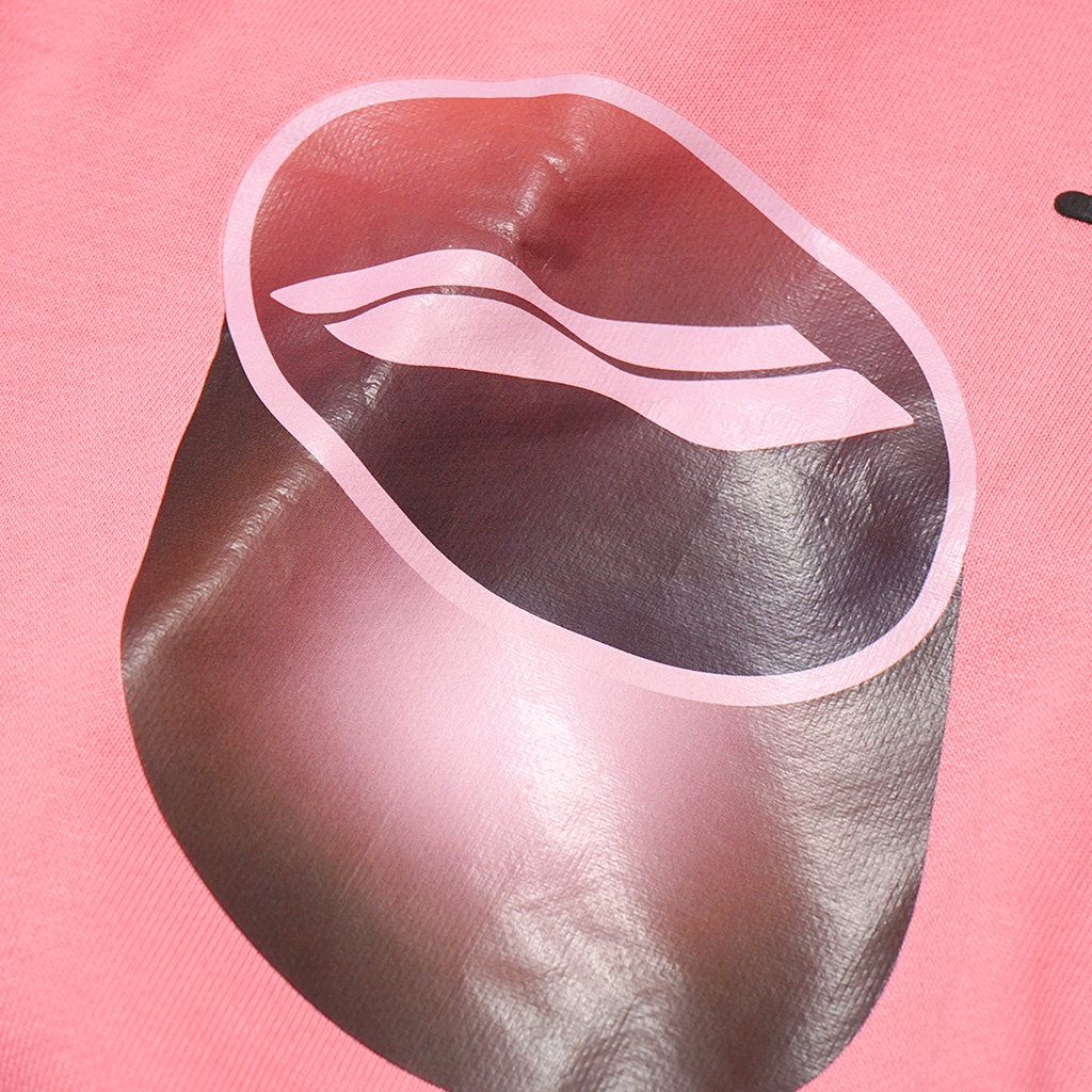 We11done Puff Logo Sweatshirt Pink