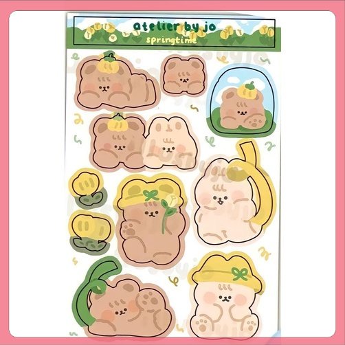 

Toca stikers beruang Paper Doll Mainan Edukatif Anak Terpopuler