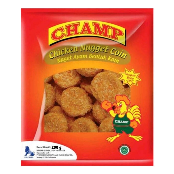

chicken nugget coin champ 200 gram