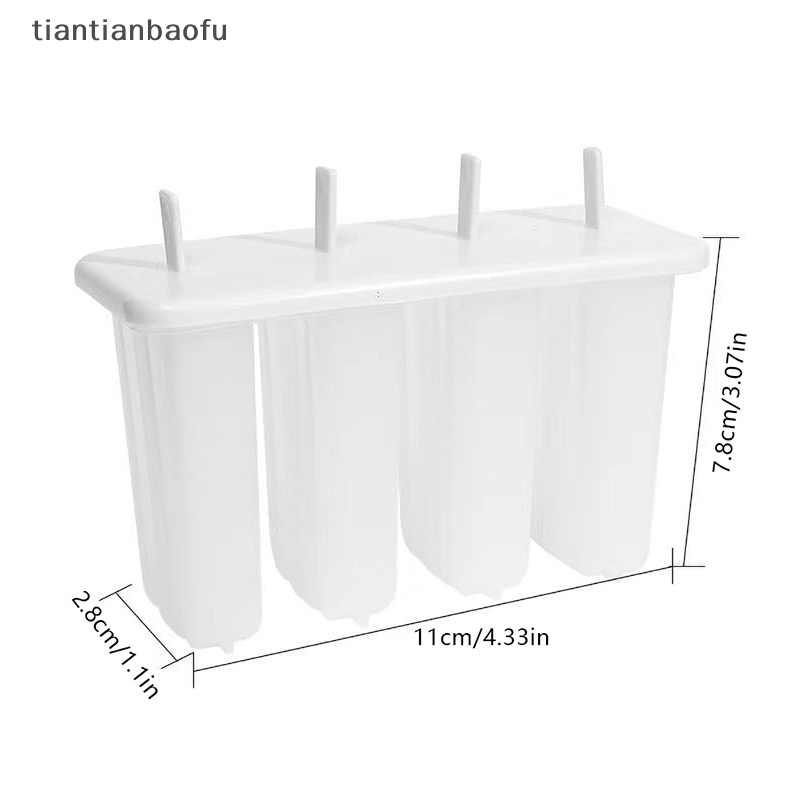 [tiantianbaofu] Cetakan Es Krim Set Popsicle Maker Ice Tray Dengan Tutup Stik DIY Alat Dapur Butik