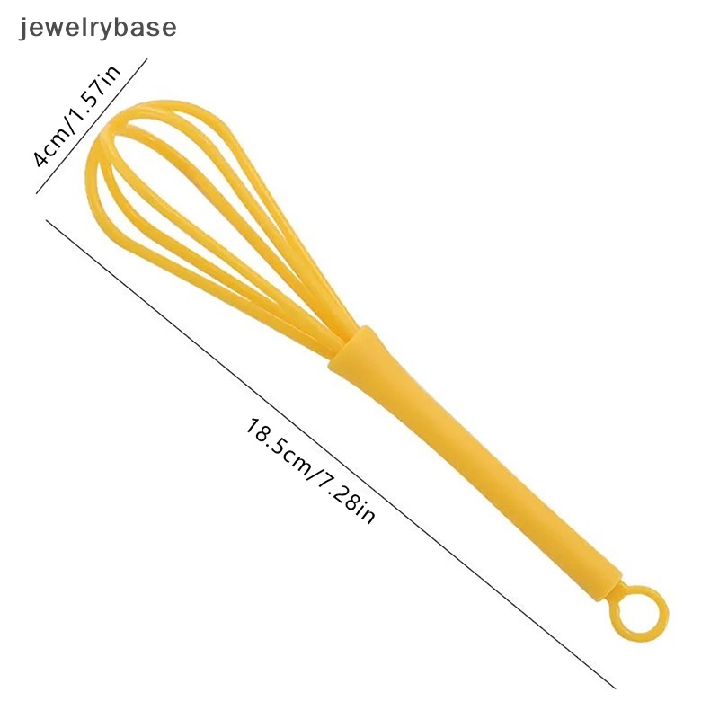 [jewelrybase] Hand Whisk Pengocok Telur Mixer Susu Cream Kue Tepung Pengaduk Plastik Alat Dapur Butik