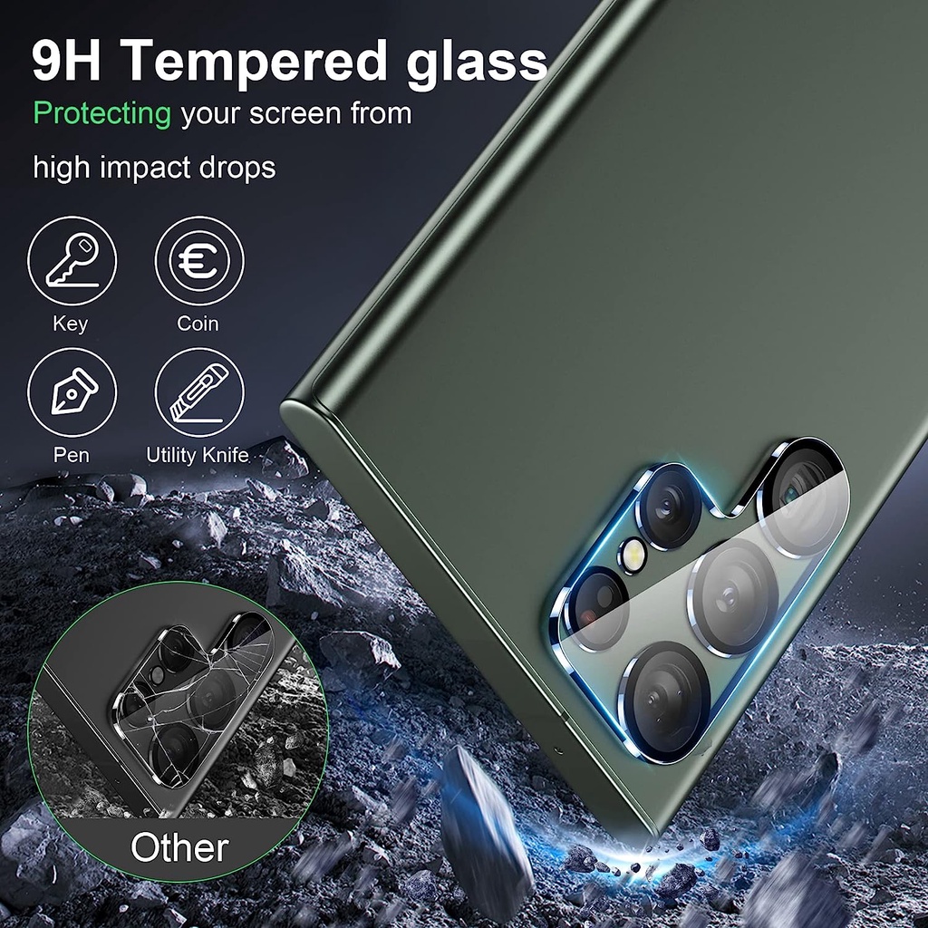 Pelindung Kamera Samsung S23/S23 Plus/Ultra Tempered Glass Camera Protector