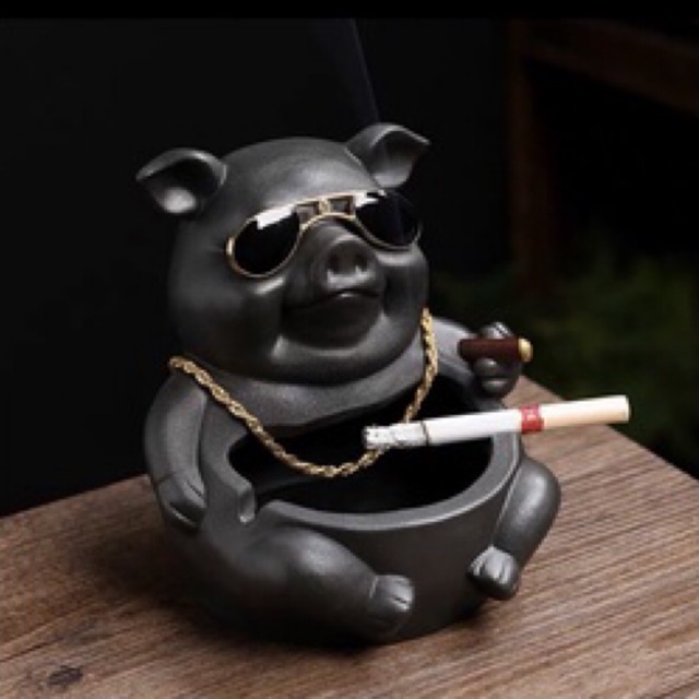 Asbak Rokok Keramik Bentuk Hewan Unik - Ceramic Ashtray Bentuk Hewan