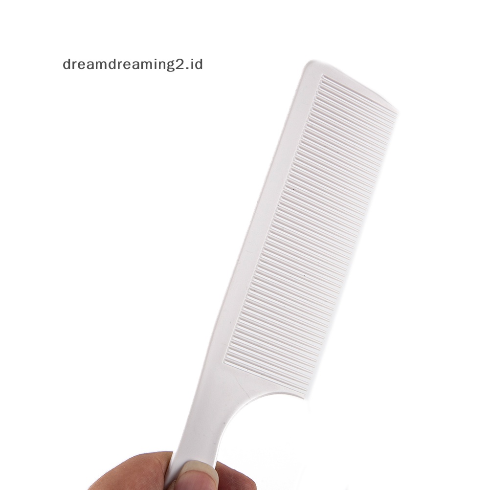 (drea) Alat Cukur Lengkung Hair Clipper Cutg Comb Barber Flat Top Sisir Salon Anti Statis //