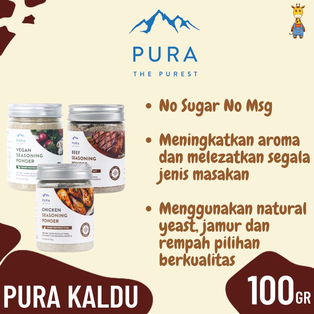 Pura Seasoning Bumbu Penyedap Non MSG