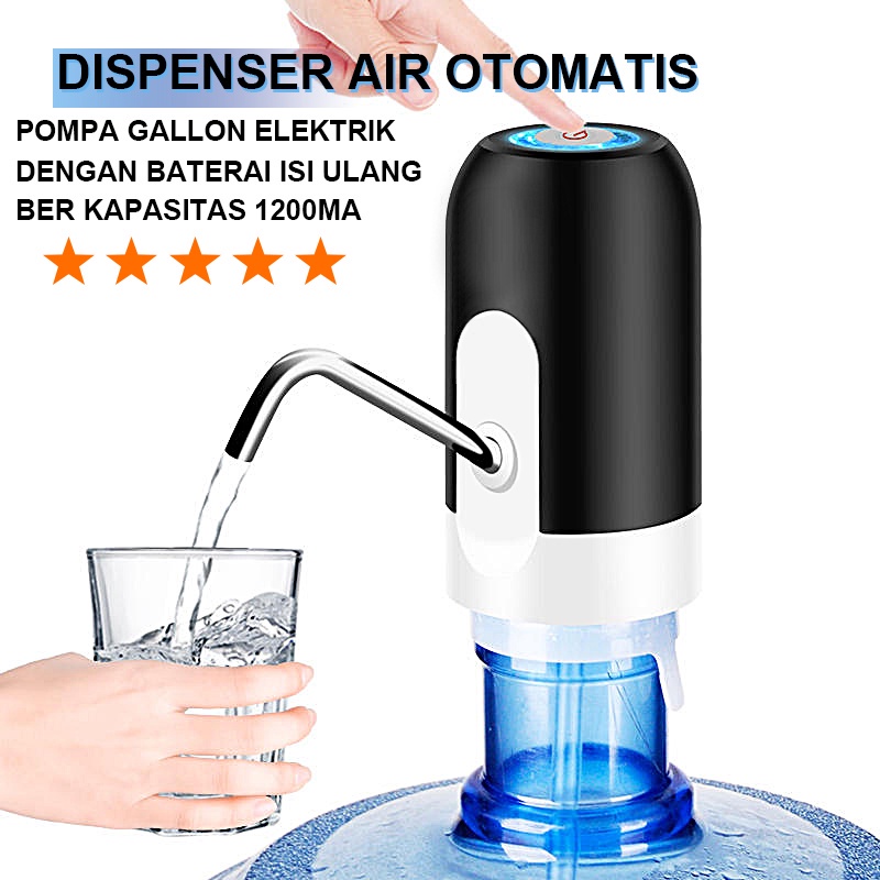 Obral Habisin Stok Pompa Air Galon elektrik otomatis / Pompa Air Galon Elektrik Bisa di Charge Dispenser Air Minum Gallon Pompa Galon Electric