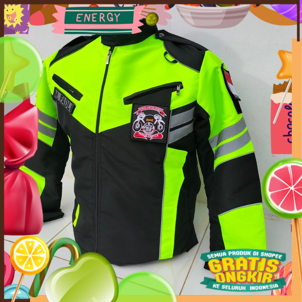 Jaket ynci  jaket nmax jaket turing pria jaket motor pria/ aman berkendara safety riding