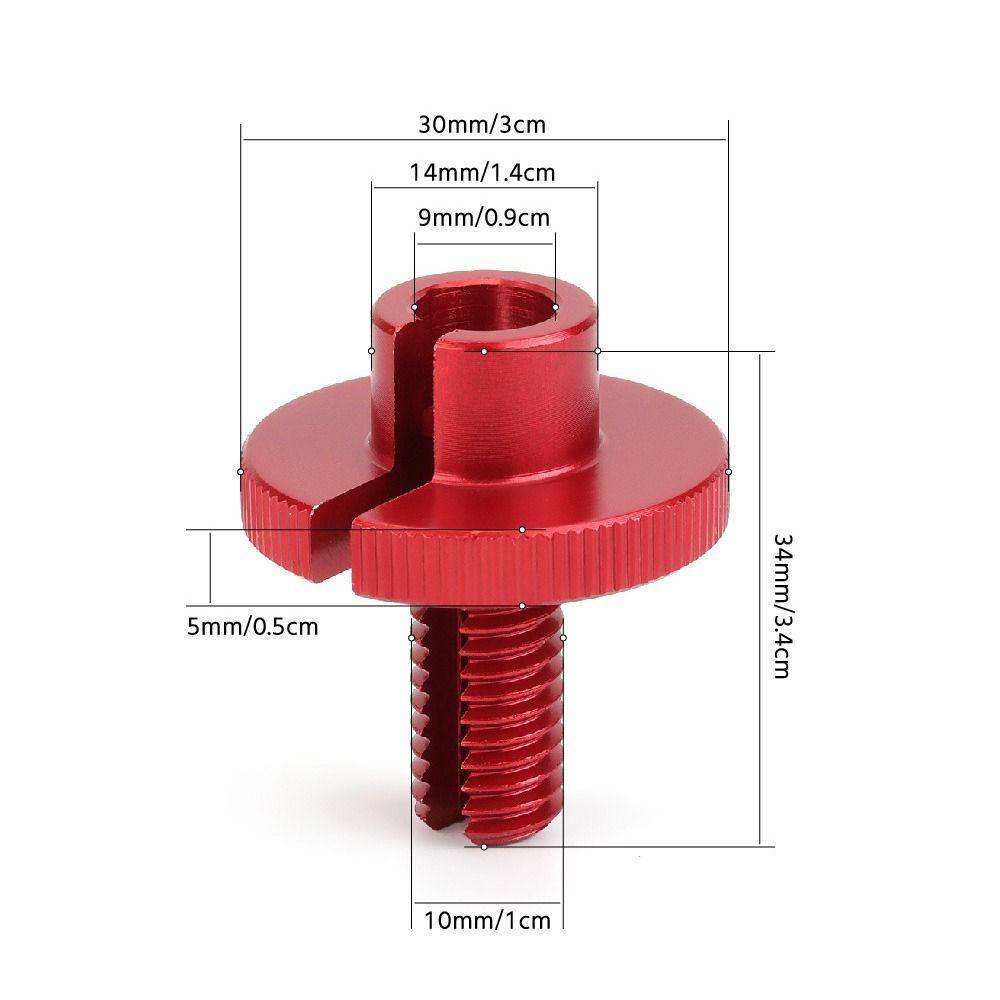 Sekrup Penyesuaian Garis Kopling Populer M10*1.5mm Motor Moped Aluminium Universal