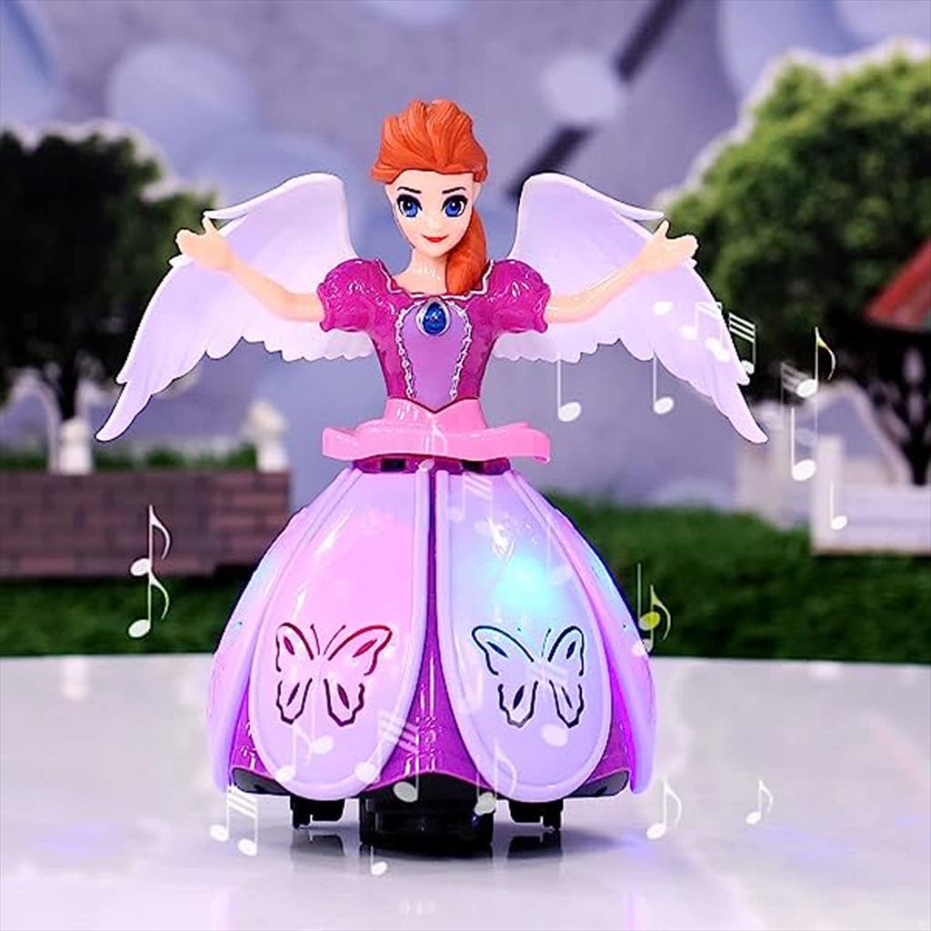 Mainan Boneka Dancing Putri Bisa Menari dan Menyanyi / Mainan Anak Dancing Princhess Boneka  Musik Lampu Menari Beputar 131E