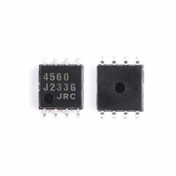 2 Buah 2Pcs 4560 JRC NJM4560M JRC4560 SMD IC MSop-8 Dual Operational Amplifier