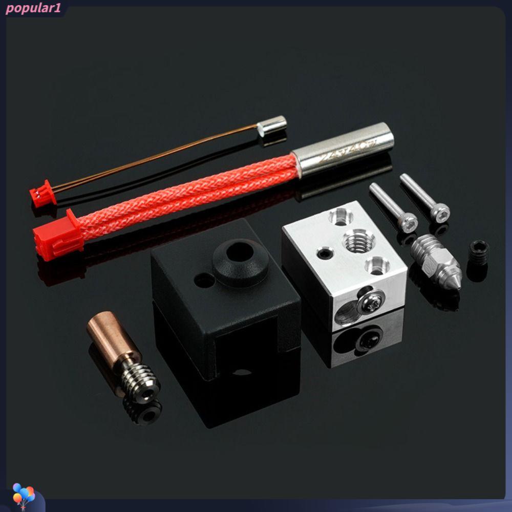 Populer S1 Hotend Aksesoris Printer 3D Suhu Tinggi Titanium Heatbreak Lapis Tembaga Nozzle Pro300℃