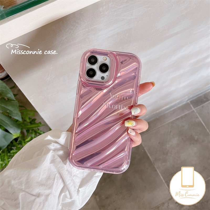 IPHONE Casing Bening Kartu Laser Alfabet Inggris Mewah Kompatibel Untuk Iphone12 11 13 14 Pro Max7 8 Plus 6 6S 7 8 Plus XR X XS MAX SE 2020motif Korgasi Stereo 3D Kreatif Soft Cover