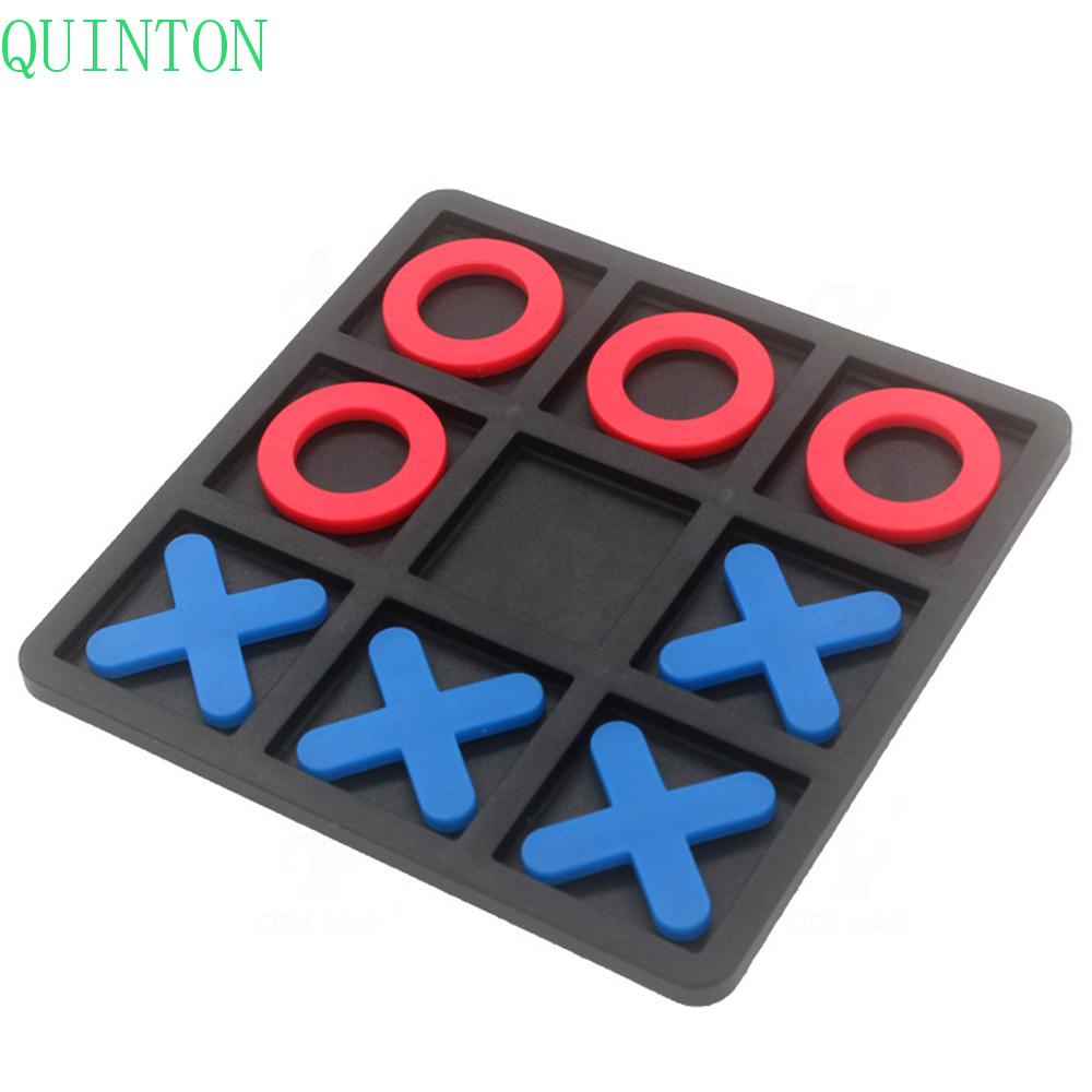 Quinton XO Catur Interaksi Orang Tua-Anak Permainan Papan Lucu Rekreasi Tic-tac-toe Mainan Edukasi Nhoses And Crosses