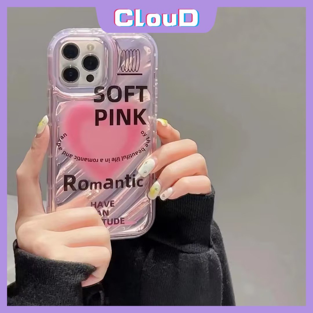 IPHONE Case Kompatibel Untuk Iphone6 6S 78 Plus XR 7Plus X XS Max SE 2020 13 11 14 12 Pro Max Kreatif Huruf Dazzle Kartu Laser Warna 3D Stereo Korgasi Cinta Hati Butterfly Case