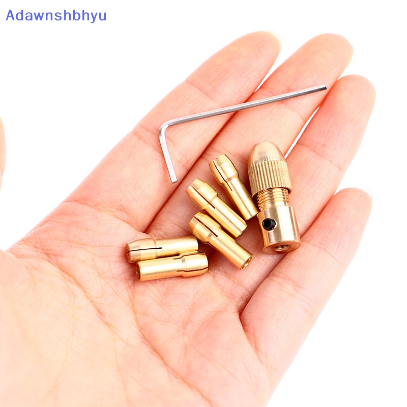 Collet Kuningan Adhyu Untuk Mini Rotary Elektrik Motor Shaft Drill Chuck Bit Alat Bor ID