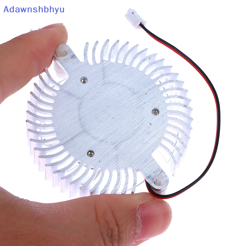 Heatsink Aluminium Adhyu 55mm Dan Kipas 12V Kombinasi Radiator Bulat Cooler Silent Fan ID