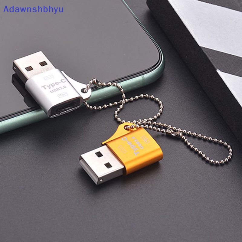 Adhyu 1pc OTG Tipe C To Micro USB Cable Converter Tipe C To USB 3.0 OTG Adapter ID