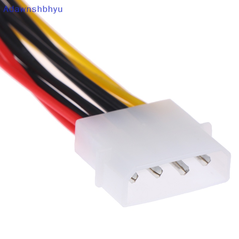 Adhyu 4pin IDE 1-ke-3 Molex IDE Female Power Supply Splitter Exentsion Adapter Kabel ID